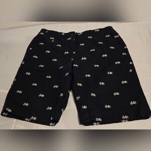 Ladies Talbots Bermuda Shorts Sz 6 Mid Rise 10" Inseam Navy Blue